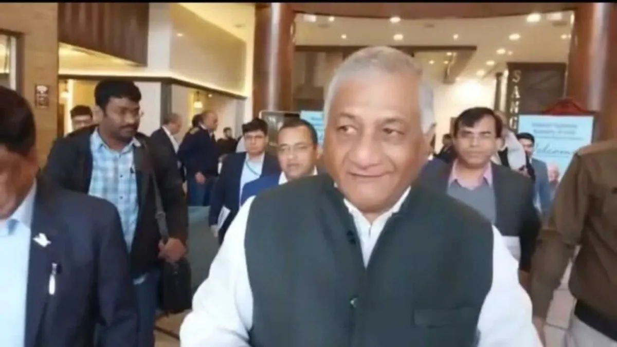 बृजभूषण सिंह के समर्थन में उतरे केंद्रीय राज्य मंत्री जनरल वीके सिंह ! jabalpur news mp news Wrestlers Protest