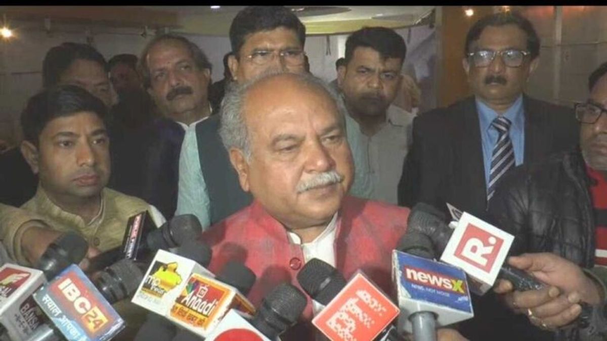 नरेंद्र सिंह तोमर: MP में फिलहाल नेतृत्व परिवर्तन जैसे विचार अस्तित्व में नहीं ! mp political news mp politics mp assembly election 2023 Union Agriculture Minister Narendra Singh Tomar
