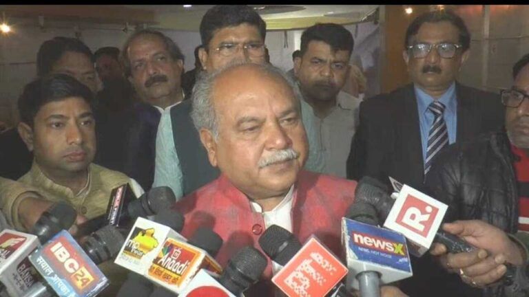 नरेंद्र सिंह तोमर: MP में फिलहाल नेतृत्व परिवर्तन जैसे विचार अस्तित्व में नहीं ! mp political news mp politics mp assembly election 2023 Union Agriculture Minister Narendra Singh Tomar