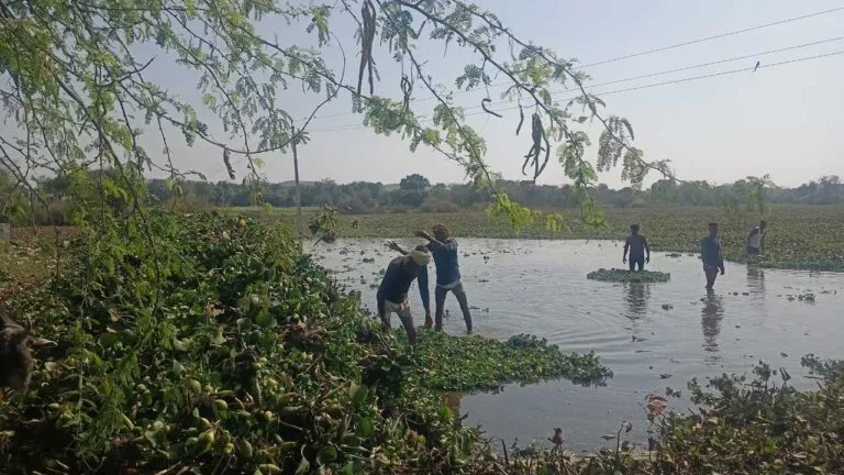 niwari news mp news save pond Dhimar Society