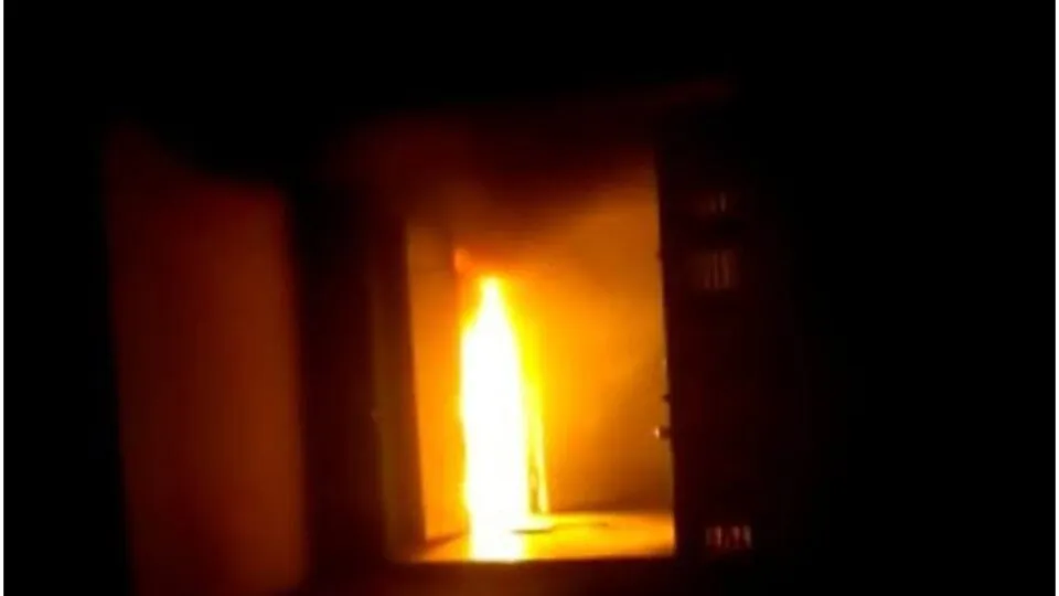 fire, hospital, barwani, barwaninews