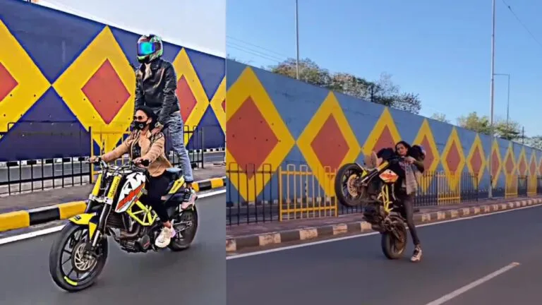 Bike Stunt, Viral Video, Chhindwara, Police, social Media