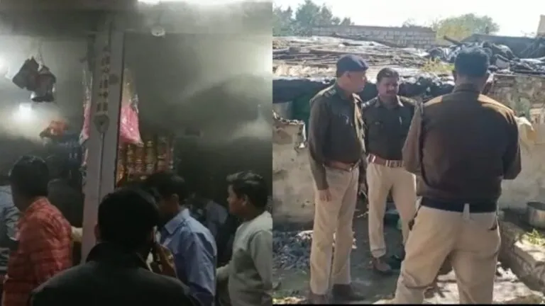 Fire Incidents, Nivari, Shivpuri, Shivpuri News, Madhya Pradesh, MP News