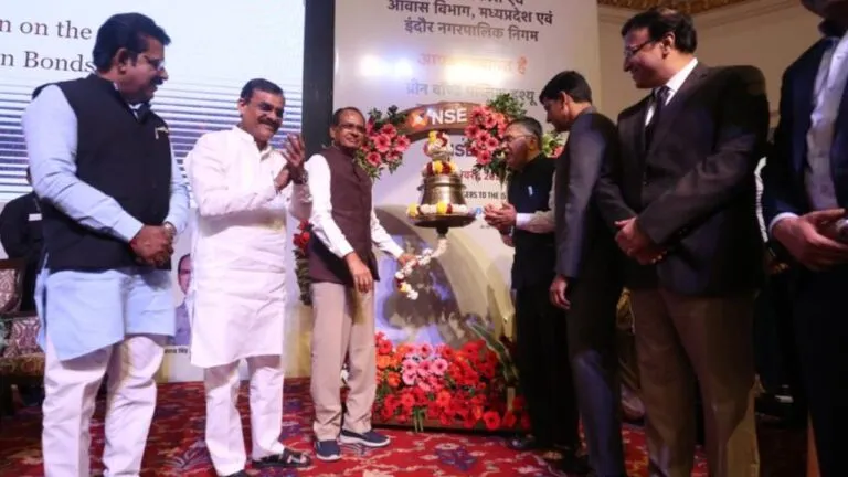 Indore created history listing of green brand public issue in NSE CM rang bell