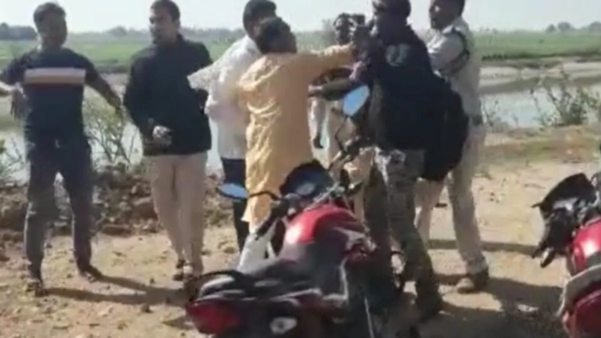 श्योपुर में वन विभाग टीम की टीम पर लाठी-डंडों से हमला; रेंजर को नहर में फेंकने की कोशिश sheopurnews, crimenews, mptak, mpnews