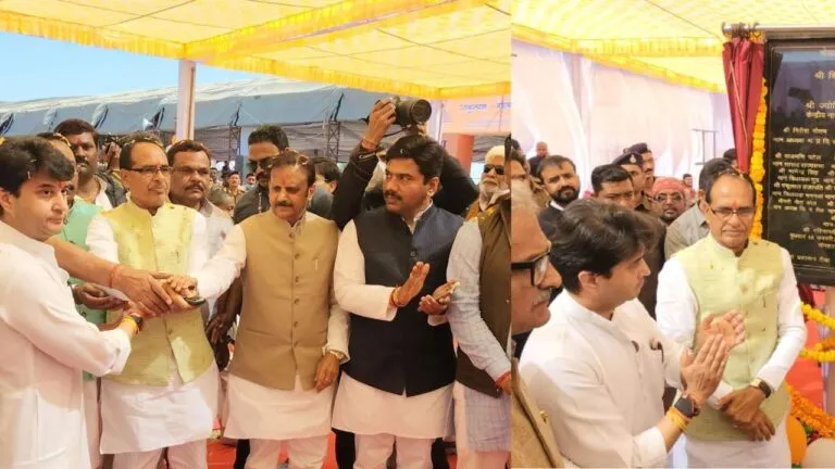 Shivraj singh chauhan made a big announcement-Vindhya Expressway from Bhopal to Singrauli laid foundation stone of Rewa Airport