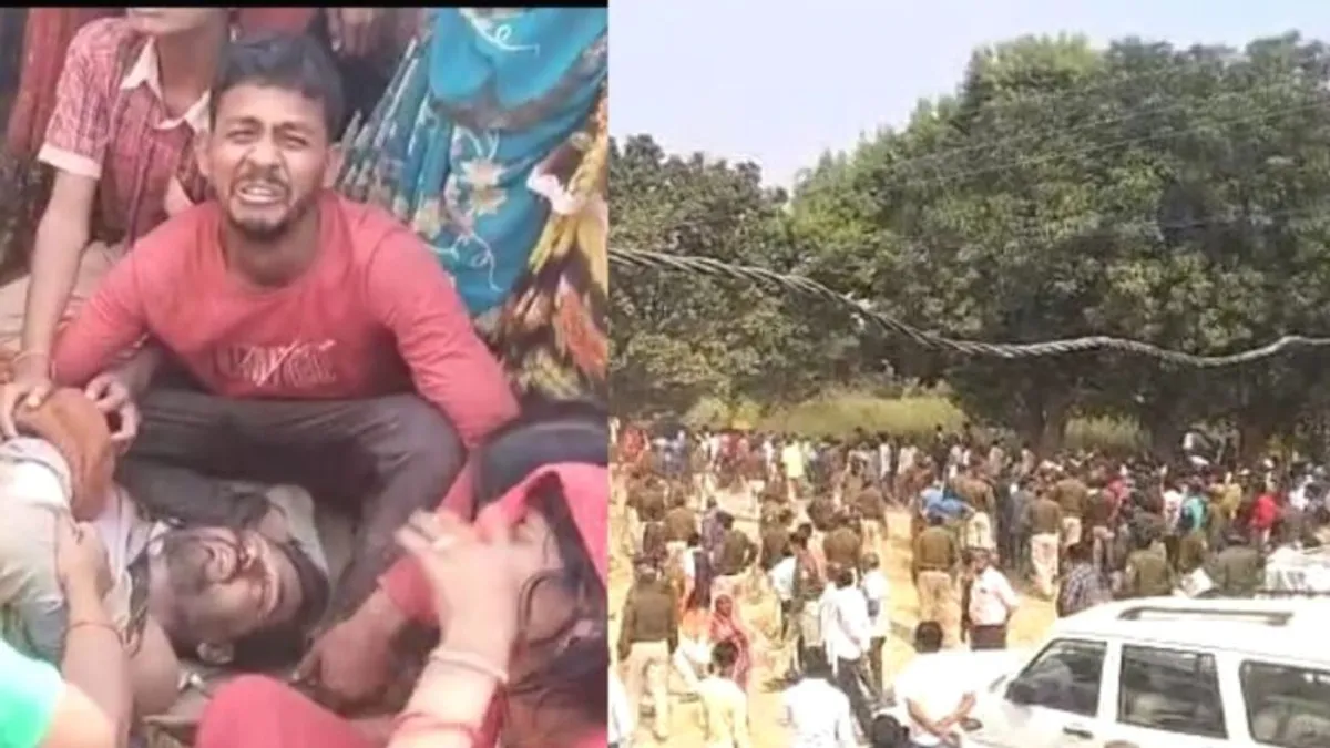 सीएम शिवराज की सभा में डेड बॉडी लेकर पहुंच गए ग्रामीण, पुलिस ने कर दिया लाठीचार्ज Villagers reached CM Shivraj singh chuhan meeting hall dead body police lathi charged