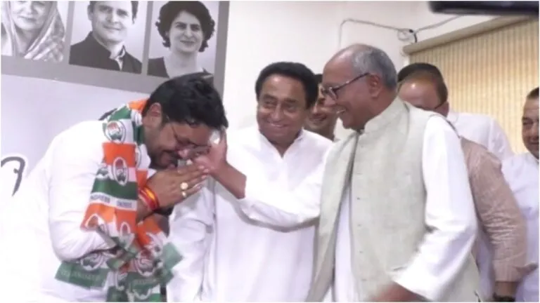Yadvendra Yadav BJP leader Kamal Nath pcc office mp congress mp politics Mungaoli Assembly Ashoknagar News