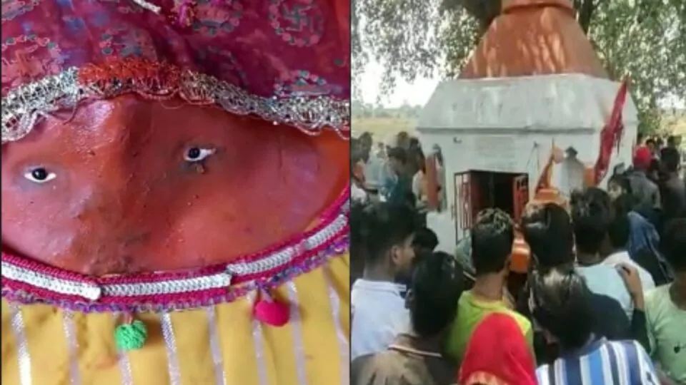 Tears came from mother's eyes in Damoh's Luhari village! Crowd of devotees gathered as soon as the news came