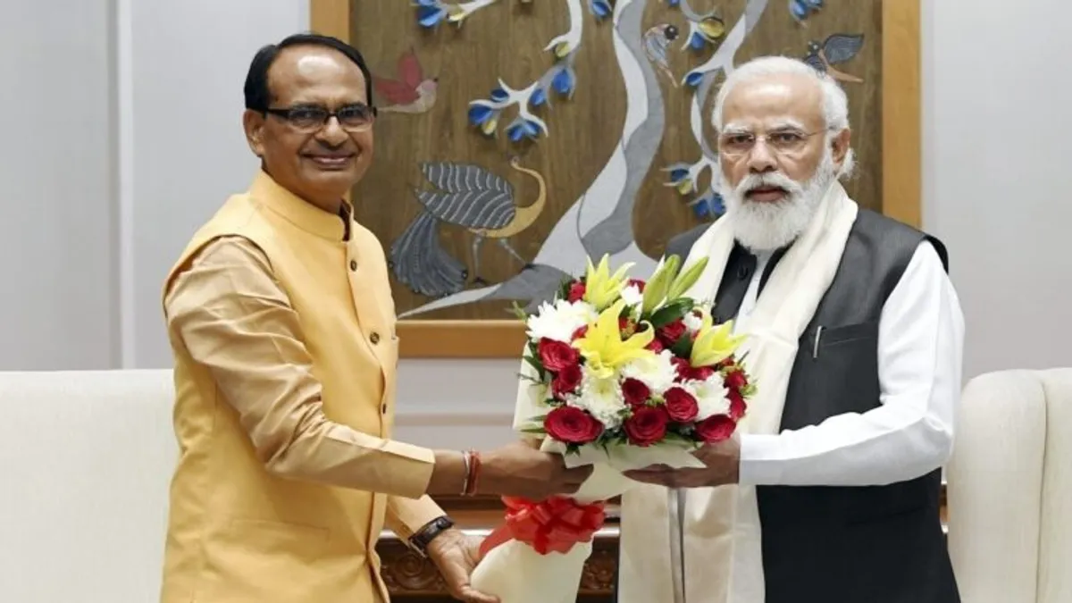 PM मोदी और CM शिवराज की छवि को भुनाने की रणनीति तैयार, BJP ने लिया ये बड़ा फैसला PM Narendra Modi CM Shivraj Singh Chouhan MP BJP Madhya Pradesh Assembly Election 2023 mp political news
