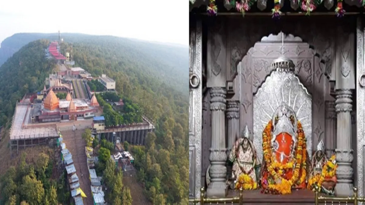 विंध्य की मनोहारी पहाड़ी पर विराजमान मां विजयासन देवी की क्या है कहानी? जानें पूरा इतिहास What is the story of Mother Vijayasan Devi sitting on the beautiful hill of Vindhya? Know full history