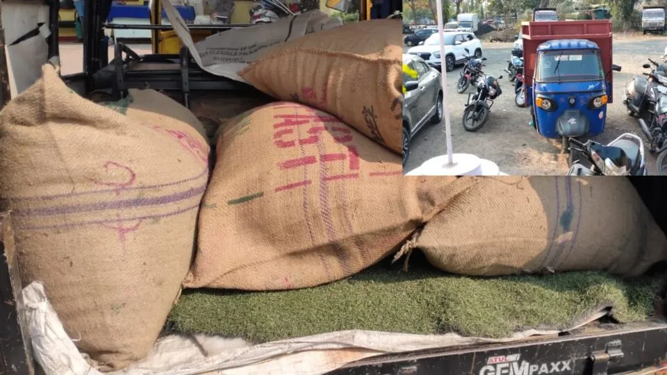 Chironji worth 3.5 lakh was stolen from shop CCTV footage of loading in auto revealed