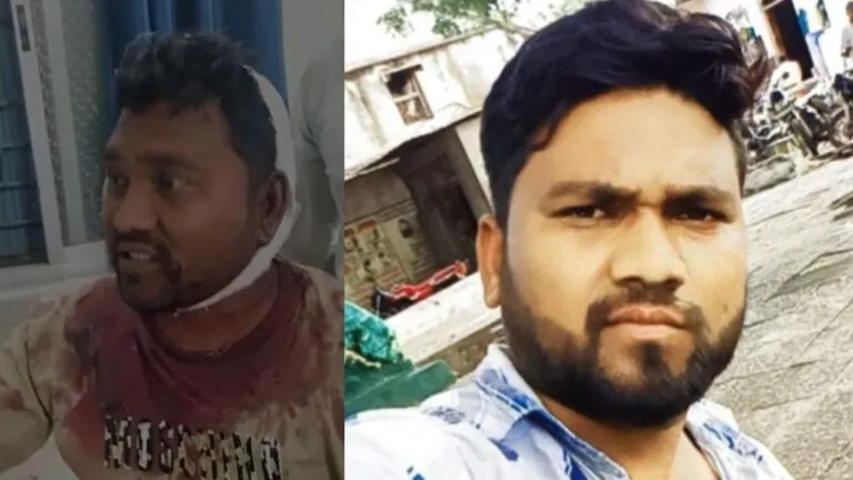 villagers had to chase the tiger Furious with noise tiger overturned killed the young man
