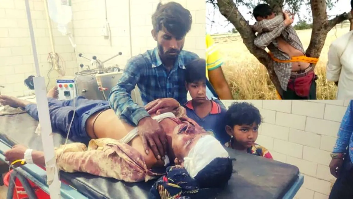 लोन की किस्त जमा नहीं की तो कंपनी एजेंट ने फोड़ा किसान का सिर, ग्रामीणों ने कर्मचारी का किया बुरा हाल If loan installment was not deposited company agent broke farmer head villagers did bad to employee