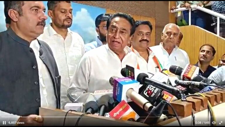 Kamal Nath said- Police lodged an FIR in the Mhow case only on complainant Kailash Vijayvargiya reached the victim house