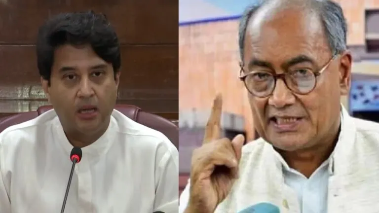 Digvijay Singh Jyotiraditya Scindia mp news mp politics