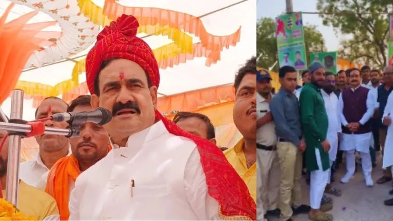 mp news mp home minister Narottam Mishra mp congress datia news