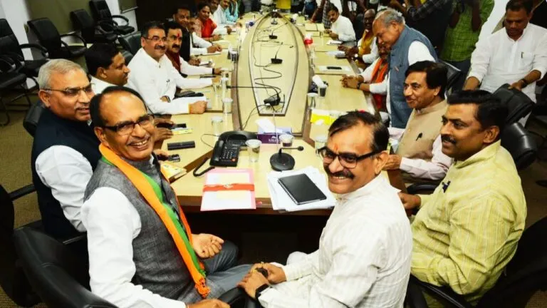 BJP Core Committee BJP is brainstorming MP election PM Modi Rewa visit