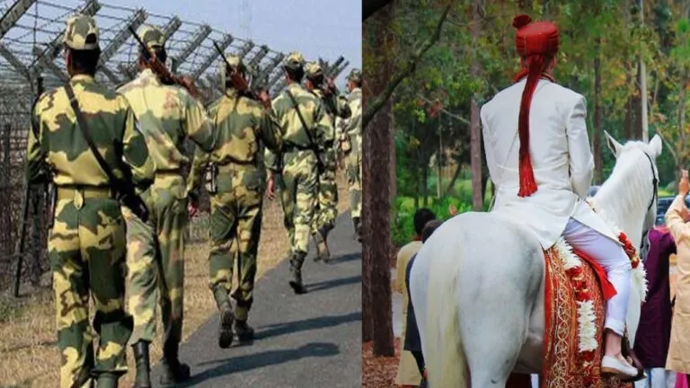 The procession of BSF jawan living in Piplia Raja was going out. Apart from this procession, another procession was taking place in the village, there was a dispute about taking out the procession.