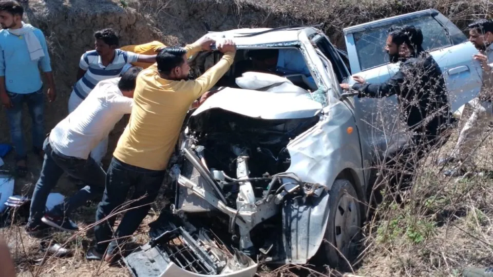 Major accident in MP: Alto and Scorpio collided, 3 killed, 4 seriously injured