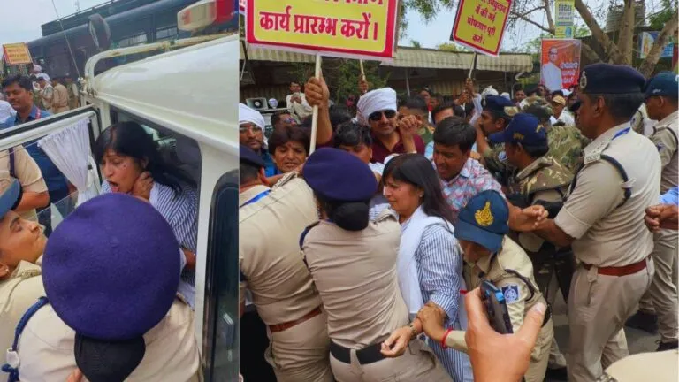 MLA Vijayalaxmi sadho, Congress, Protest, Madhya Pradesh, Politics