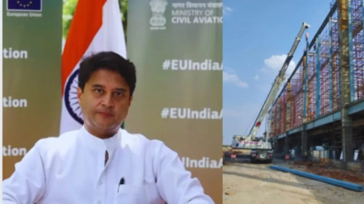 ‘तेजी से आकार लेता ग्वालियर एयरपोर्ट का नया टर्मिनल’, ज्योतिरादित्य सिंधिया ने खुशी जताते हुए किया ट्वीट Jyotiraditya Scindia, MP News, Madhya Pradesh, Gwalior