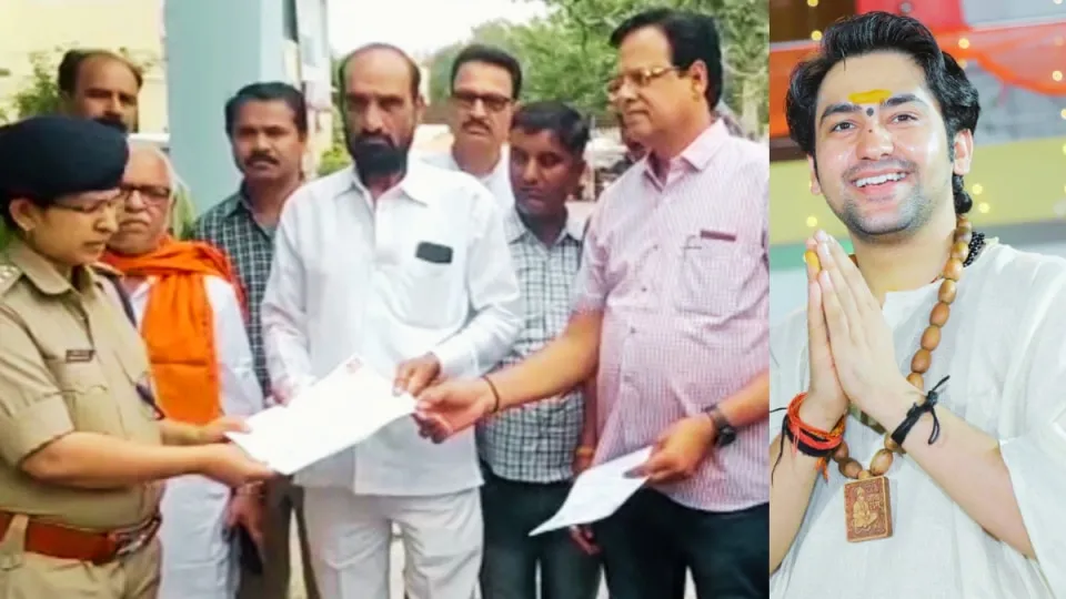 Haihayavanshi opposing the statement of Dhirendra Krishna Shastri, demanding strict action by giving a memorandum