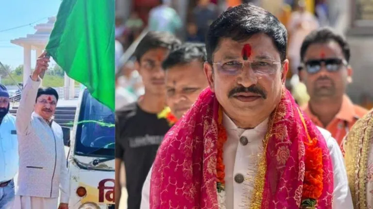 BJP faces pre- mp election setback in Vindhya MLA Narayan Tripathi resigns mp elections 2023