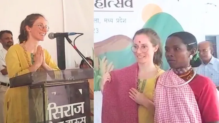 जर्मनी की एलिजाबेथ ने डिंडोरी में आदिवासियों को दिए आधुनिक खेती के टिप्स MP News, Dindori, Madhya Pradesh, Farmer