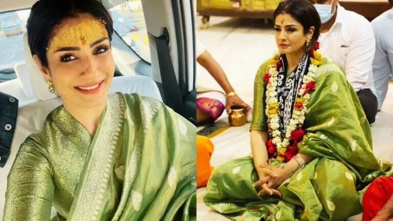 Now Raveena Tandon reached court of Mahakal prayed for success of daughter Rasha debut film