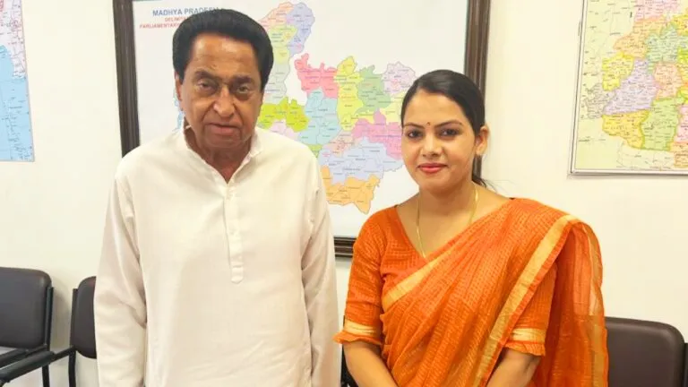 Photo of BJP leader Roshni Yadav with Kamal Nath went viral, know why it is being discussed