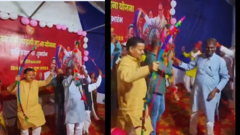 prabhuram chaudhry dancing, Mp news, raisen