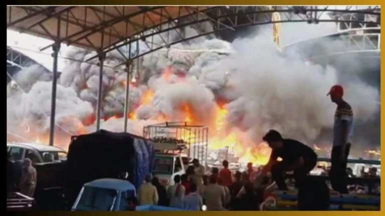 fire in indore sabji mandi