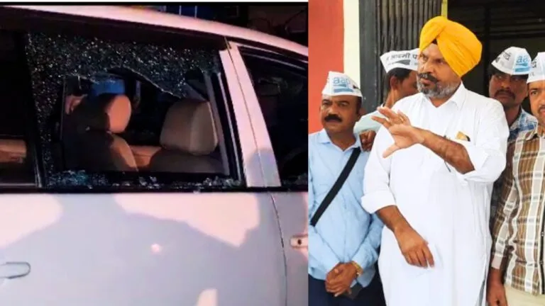 AAP leader and Minister of State in Punjab Navdeep Singh attacked in MP's Khandwa, vehicle vandalized