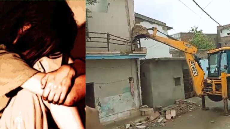 MP के मैहर में निर्भया कांड जैसी हैवानियत, आरोपियों के घर पर चला बुलडोजर, बच्ची की हालत नाजुक Brutality like Nirbhaya incident in MP's Maihar, bulldozers run at the house of the accused
