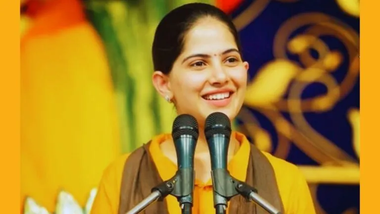 Why doesn't Jaya Kishori want to join politics, giving the example of Mahabharata