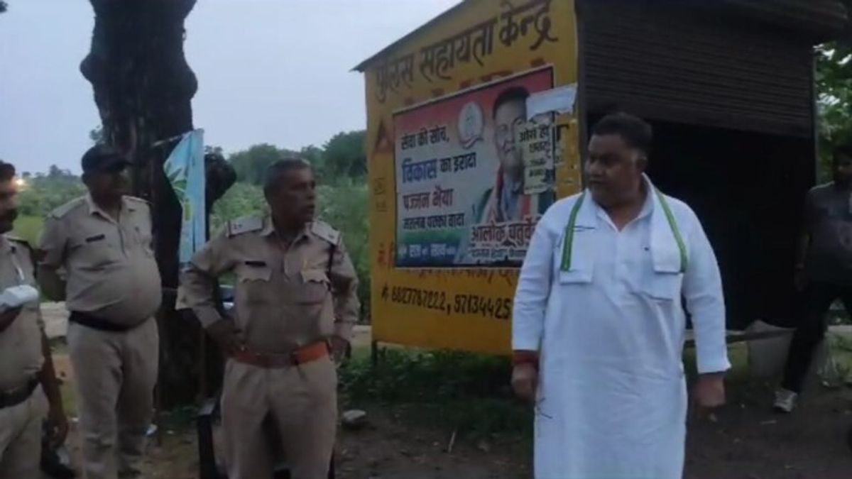 कांग्रेस के इस बड़े नेता की पुलिस ने चेकिंग के लिए रोकी गाड़ी तो फिर हुआ गजब का हंगामा Chhatarpur Police