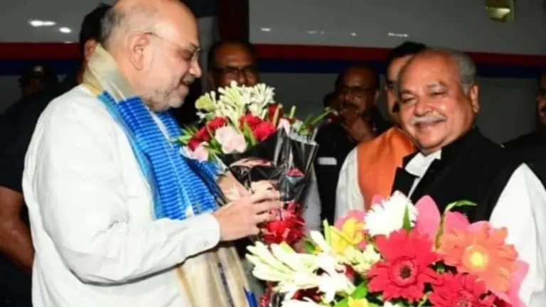 अमित शाह पहुंचे भोपाल, एयरपोर्ट पर CM शिवराज सहित पूरी कैबिनेट ने किया शाही स्वागत Amit Shah, Amit Shah in Bhopal, Bhopal News, MP BJP, MP Politics