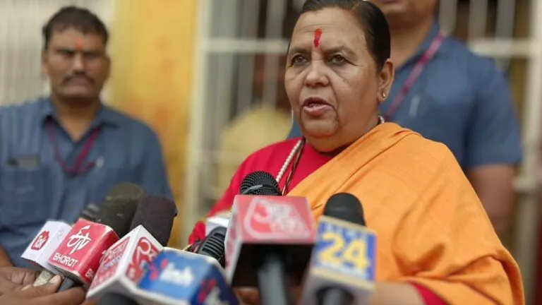 पटवारी भर्ती घोटाले को लेकर उमा भारती का बड़ा बयान, बोलीं- हम हारने के लिए चुनाव नहीं लड़ते uma bharti uma bharti on bjp uma bharti on mp election 2023 narendra singh tomar news narendra singh tomar latest news mp election 2023