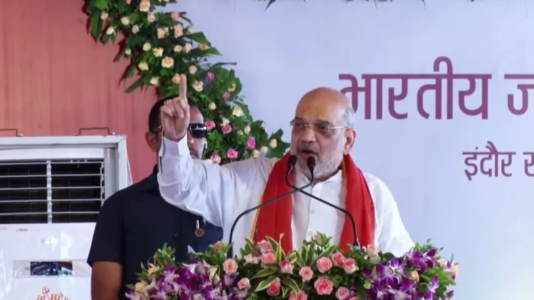 मध्यप्रदेश जीतने अमित शाह ने लगवाए मोदी-मोदी के नारे, शिवराज से ज्यादा PM का गुणगान क्यों? जानें amit shah speech mp election 2023 amit shah mp politics indore news