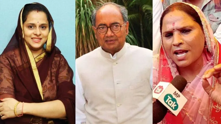 जिस सीट से चुनाव जीतकर दिग्विजय सिंह बने थे मध्य प्रदेश के मुख्यमंत्री, वो फिर चर्चा में? mamta meena priyanka meena irs wife priyanka bjp candidate mp bjp candidate chachoda assembly seat MP Vidhan Sabha Chunav 2023