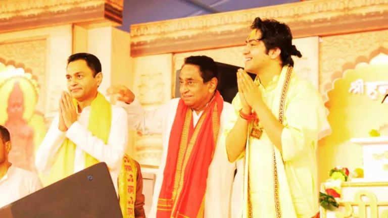 ‘महाराज जी आप मुझसे छुटकारा न पा सकेंगे’ पूर्व CM ने धीरेंद्र शास्त्री से कहा- मेरा आपसे अनोखा रिश्ता Dhirendra Shastri in Chhindwara Kamal Nath pain in his stomach