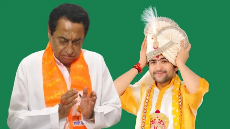 Bageshwar Baba court decorated in Kamal Nath stronghold Dhirendra Shastri