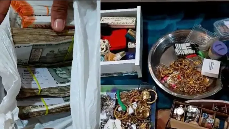 स्टोरकीपर के घर पर मारा छापा, मिला इतना कैश कि गिनने के लिए मंगानी पड़ी मशीन bhopal crime news mp news mp crime mp lokayukta