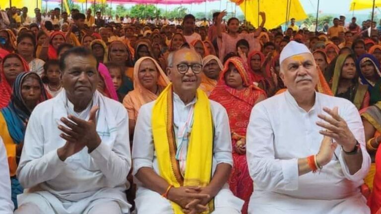 क्या आपको पता है राम मंदिर बनवाने दिग्विजय सिंह ने दिए 1 लाख 11 हजार, शिवराज ने कितने दिए, जानें Digvijay Singh, mp news, politics