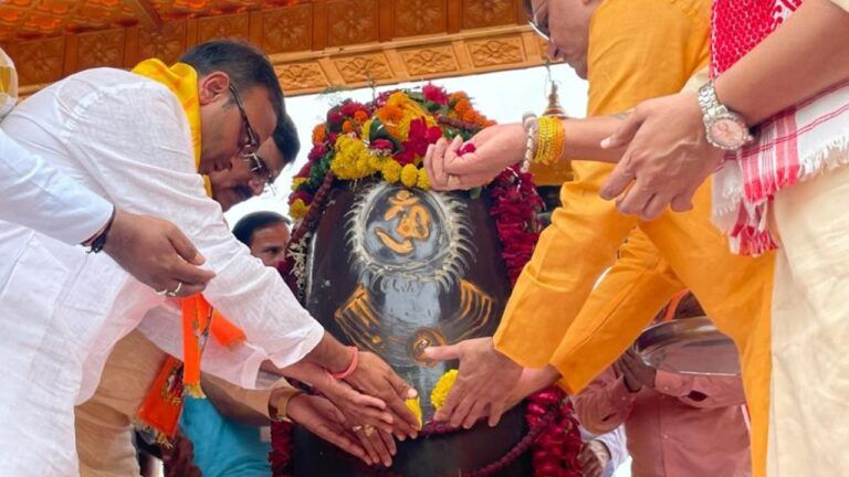 shivling for ayodhya , mp news, ram mandir, khargone