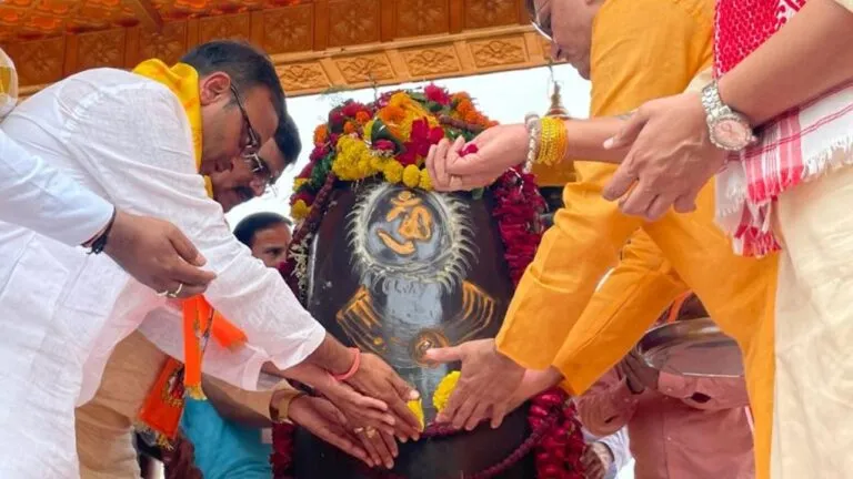 shivling for ayodhya , mp news, ram mandir, khargone