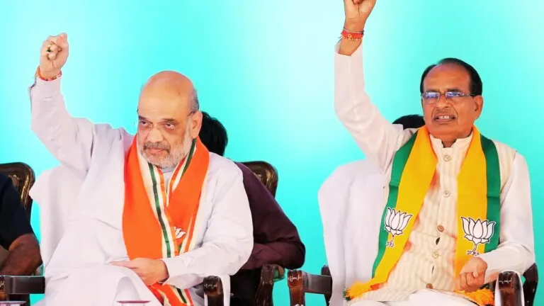 अमित शाह का MP चुनाव को लेकर बड़ा दावा- बता दिया कितनी सीटें जीतकर BJP बनाएगी सरकार Amit Shah BJP government MP election 150 seats jan ashirwad yatra shivraj singh chauhan
