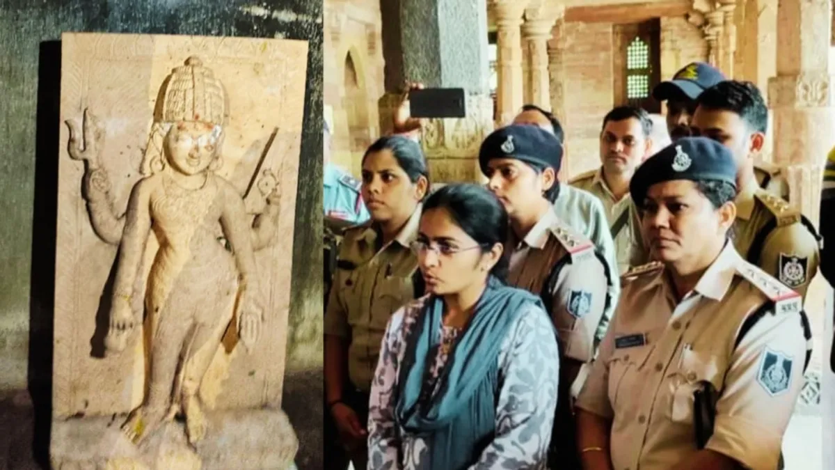 क्या है धार का भोजशाला विवाद? जहां रात के अंधेरे में वाग्देवी की प्रतिमा रखने पर बढ़ा तनाव Dhar Bhojshala controversy tension increased idol in Bhojshala building mp news