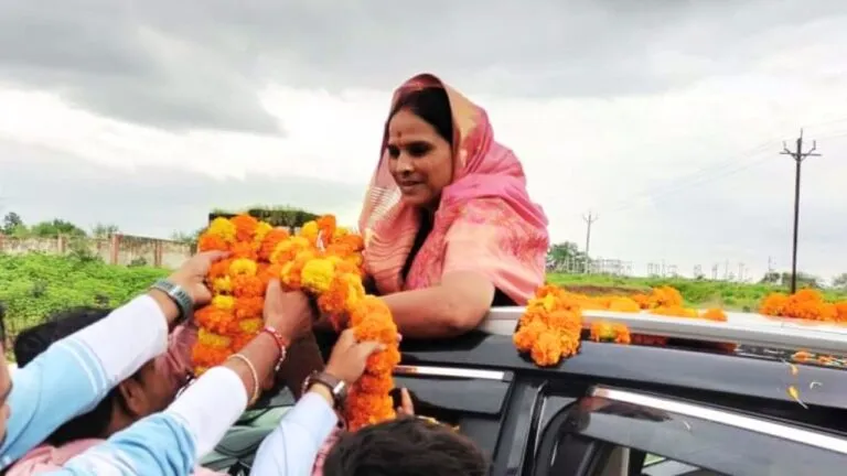 mamta meena priyanka meena priyanka meena priyanka penchi irs wife priyanka bjp candidate mp bjp candidate chachoda assembly seat mp assembly seat MP Vidhan Sabha Chunav 2023